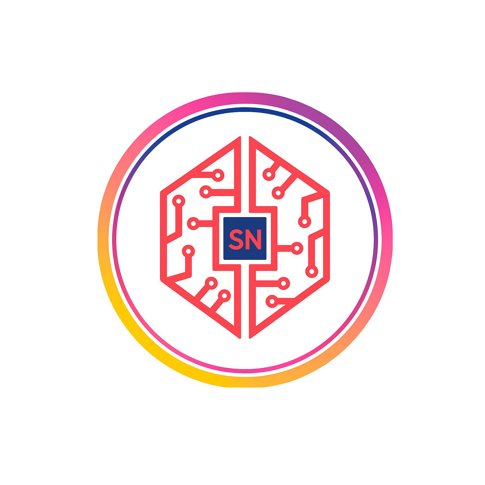 Gradient Glowing Laptop